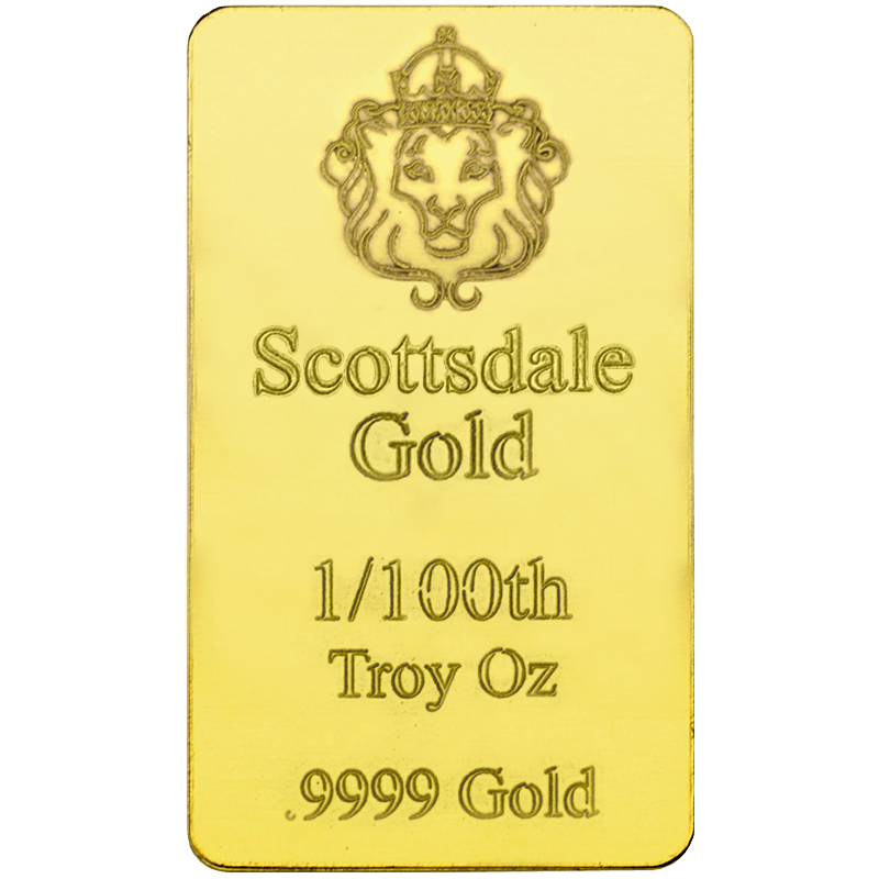 Image pour Lingot d’or de 1/100 oz – Scottsdale à partir de Métaux précieux TD